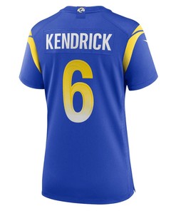 Derion Kendrick Los Angeles Rams Women's Game Player Jersey - Royal