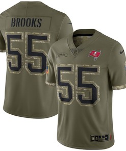 Derrick Brooks Tampa Bay Buccaneers 2022 Salute To Service Retired Player Limited Jersey - Olive