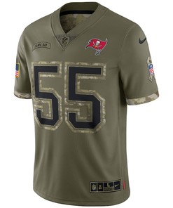 Derrick Brooks Tampa Bay Buccaneers 2022 Salute To Service Retired Player Limited Jersey - Olive