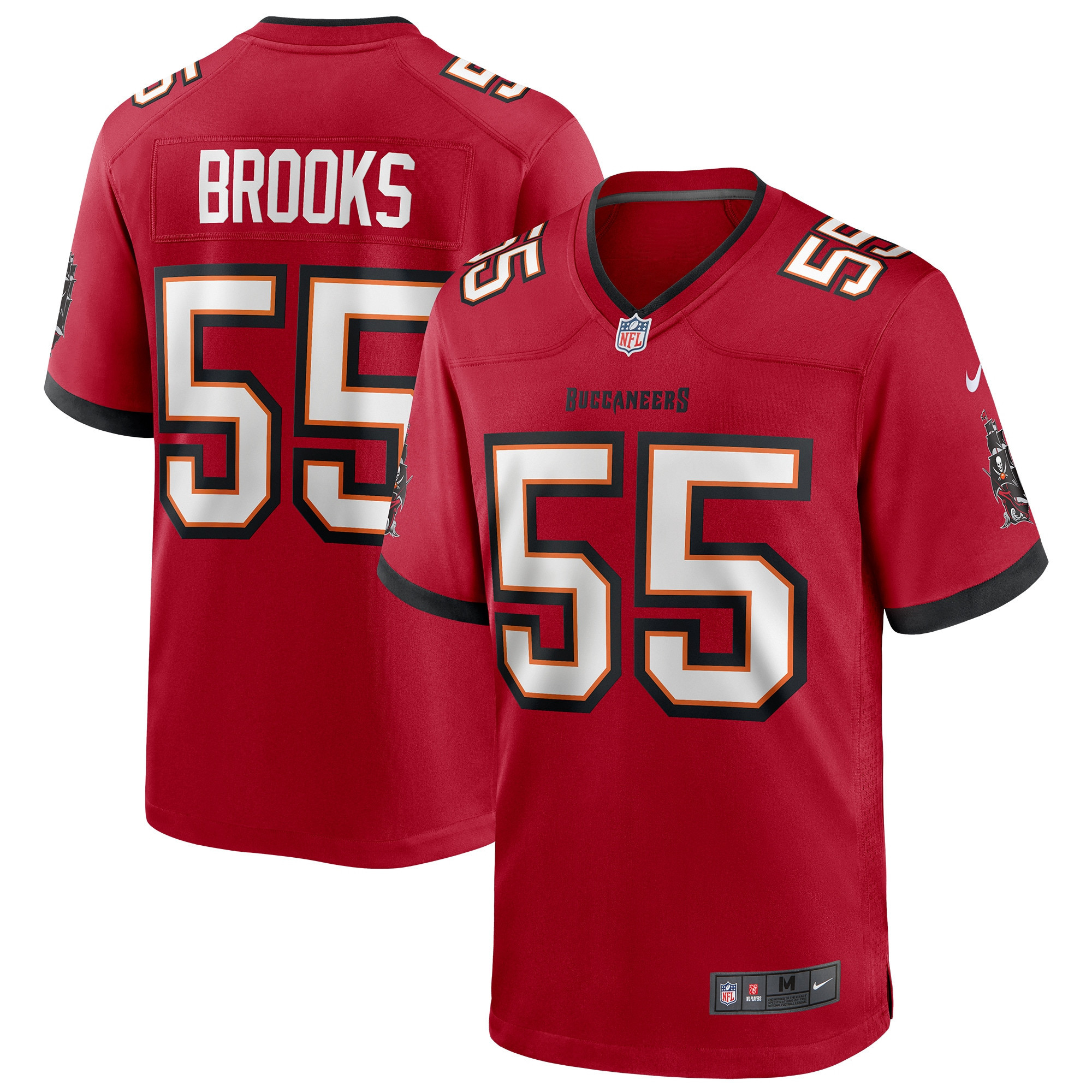 Derrick Brooks Tampa Bay Buccaneers Game Retired Player Jersey - Red Nfl