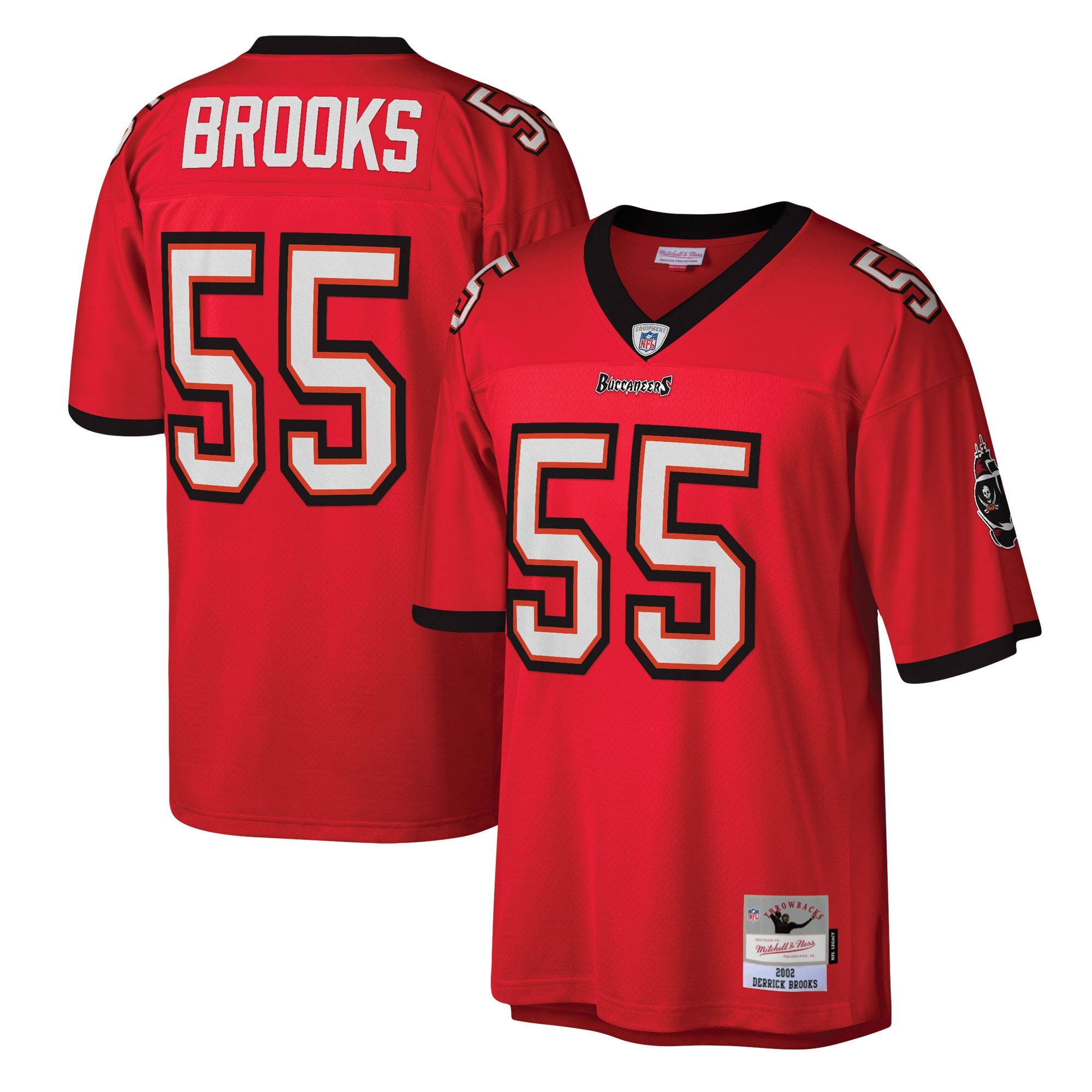 Derrick Brooks Tampa Bay Buccaneers Mitchell & Ness Legacy Replica Jersey - Red Nfl