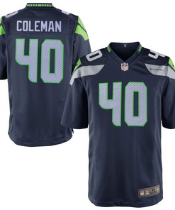 Derrick Coleman Seattle Seahawks Team Color Game Jersey - College Navy Nfl