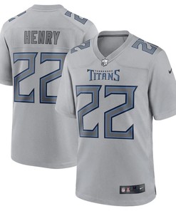 Derrick Henry 22 Tennessee Titans Atmosphere Fashion Game Jersey - Gray
