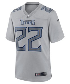 Derrick Henry 22 Tennessee Titans Atmosphere Fashion Game Jersey - Gray