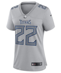 Derrick Henry 22 Tennessee Titans Women's Atmosphere Fashion Game Jersey - Gray