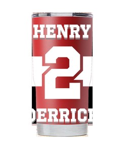 Derrick Henry Crimson Tumbler - Tennessee Titans Edition