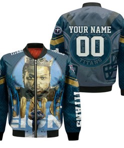 Derrick Henry King 22 Tennessee Titans Afc South Division Champions Personalized Bomber Jacket Model 1821