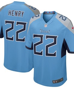 Derrick Henry Tennessee Titans Game Jersey - Light Blue Nfl