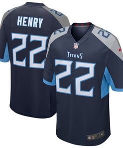 Derrick Henry Tennessee Titans Game Jersey - Navy Nfl