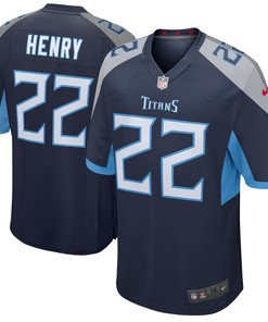 Derrick Henry Tennessee Titans Game Player Jersey Navy Nfl