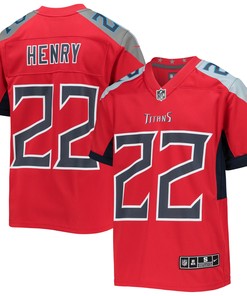 Derrick Henry Tennessee Titans Inverted Team Game Jersey - Red Nfl