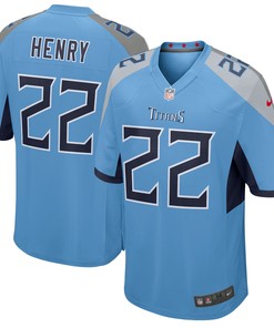 Derrick Henry Tennessee Titans Player Game Jersey Light Blue Nfl