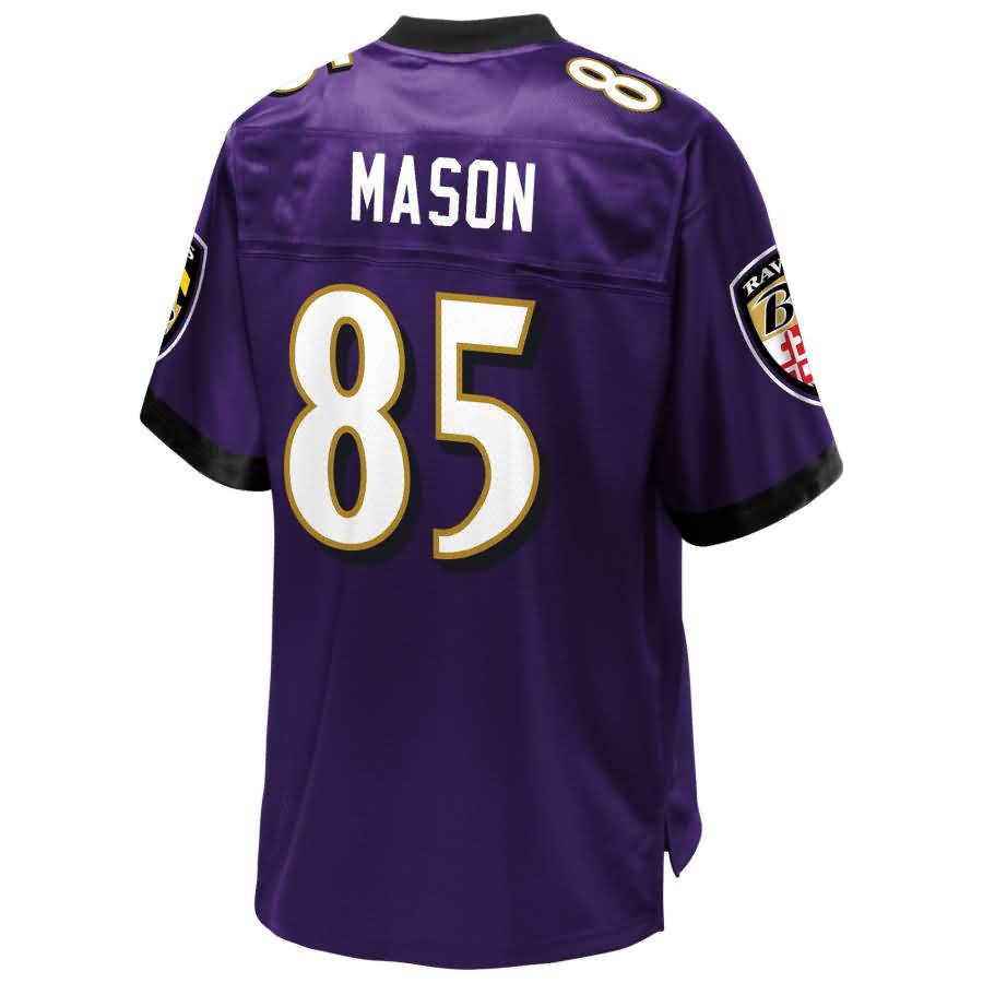 Derrick Mason Baltimore Ravens Nfl Pro Line Retired Player Jersey - Purple