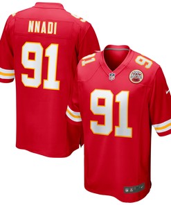 Derrick Nnadi Kansas City Chiefs Game Jersey - Red Nfl
