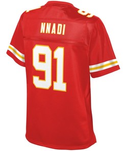 Derrick Nnadi Kansas City Chiefs Nfl Pro Line Womens Player Jersey - Red