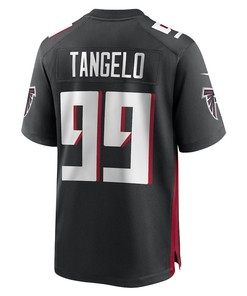 Derrick Tangelo Atlanta Falcons Game Player Jersey - Black
