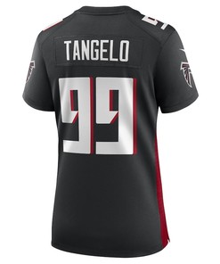 Derrick Tangelo Atlanta Falcons Women's Game Player Jersey - Black