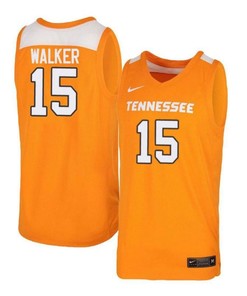 Derrick Walker 15 Tennessee Volunteers Elite Basketball Men Jersey - Orange White