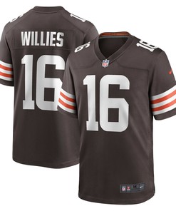 Derrick Willies Cleveland Browns Game Jersey - Brown Nfl