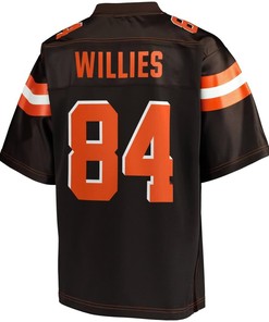 Derrick Willies Cleveland Browns Nfl Pro Line Youth Player Jersey - Brown