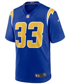 Derwin James 33 Los Angeles Chargers 2nd Alternate Game Jersey - Royal