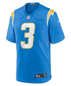 Derwin James Jr. 3 Los Angeles Chargers Game Jersey - Powder Blue