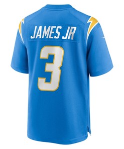 Derwin James Jr. 3 Los Angeles Chargers Game Jersey - Powder Blue
