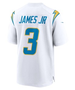 Derwin James Jr. 3 Los Angeles Chargers Game Jersey - White