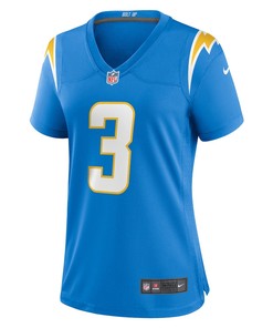 Derwin James Jr. 3 Los Angeles Chargers Women's Game Jersey - Powder Blue