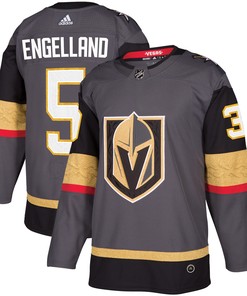 Deryk Engelland Vegas Golden Knights Adidas Authentic Player Jersey - Gray Nhl