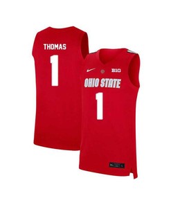 Deshaun Thomas 1 Ohio State Buckeyes Elite Basketball Men Jersey - Red