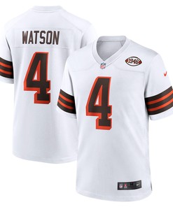 Deshaun Watson Cleveland Browns Alternate Game Jersey - White Nfl