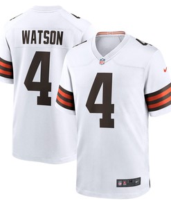 Deshaun Watson Cleveland Browns Game Jersey - White Nfl