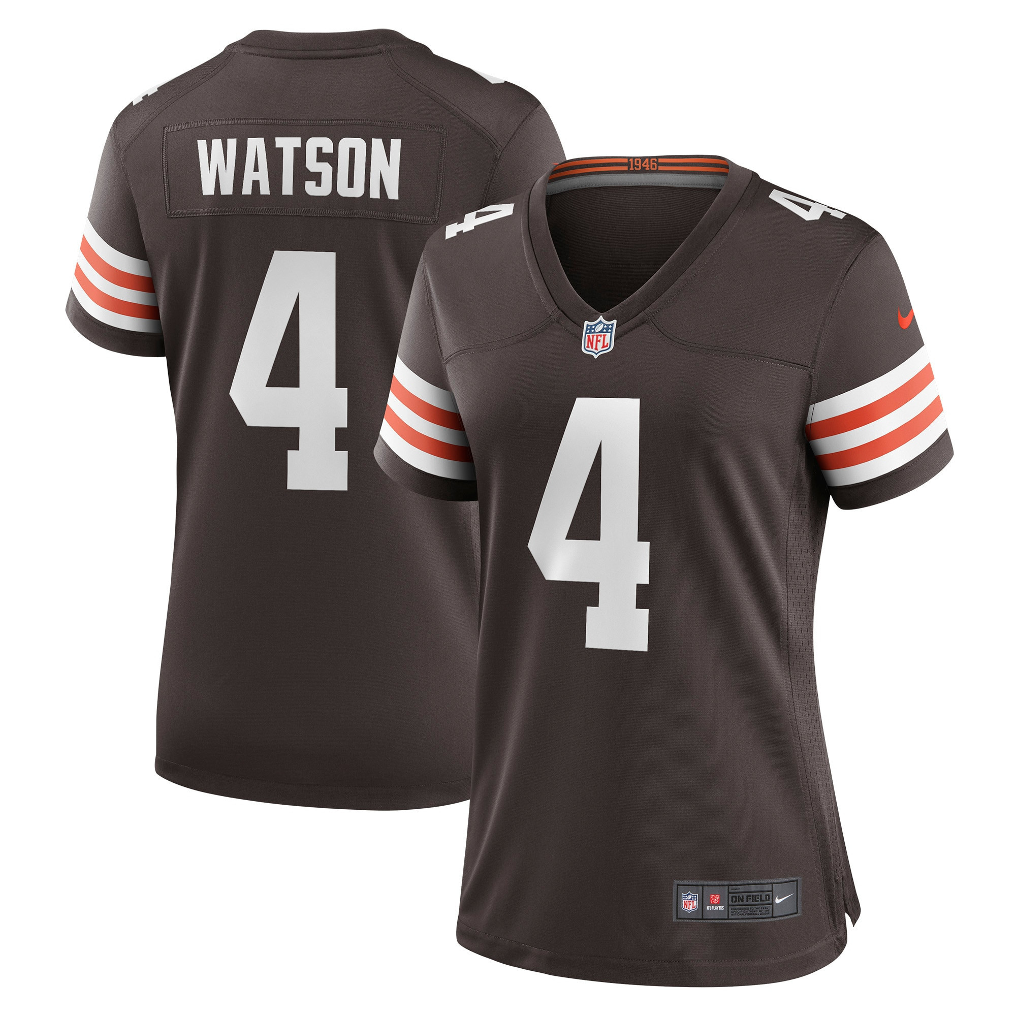 Deshaun Watson Cleveland Browns Womens Game Jersey Brown Nfl