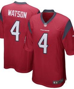 Deshaun Watson Houston Texans Game Jersey - Red Nfl