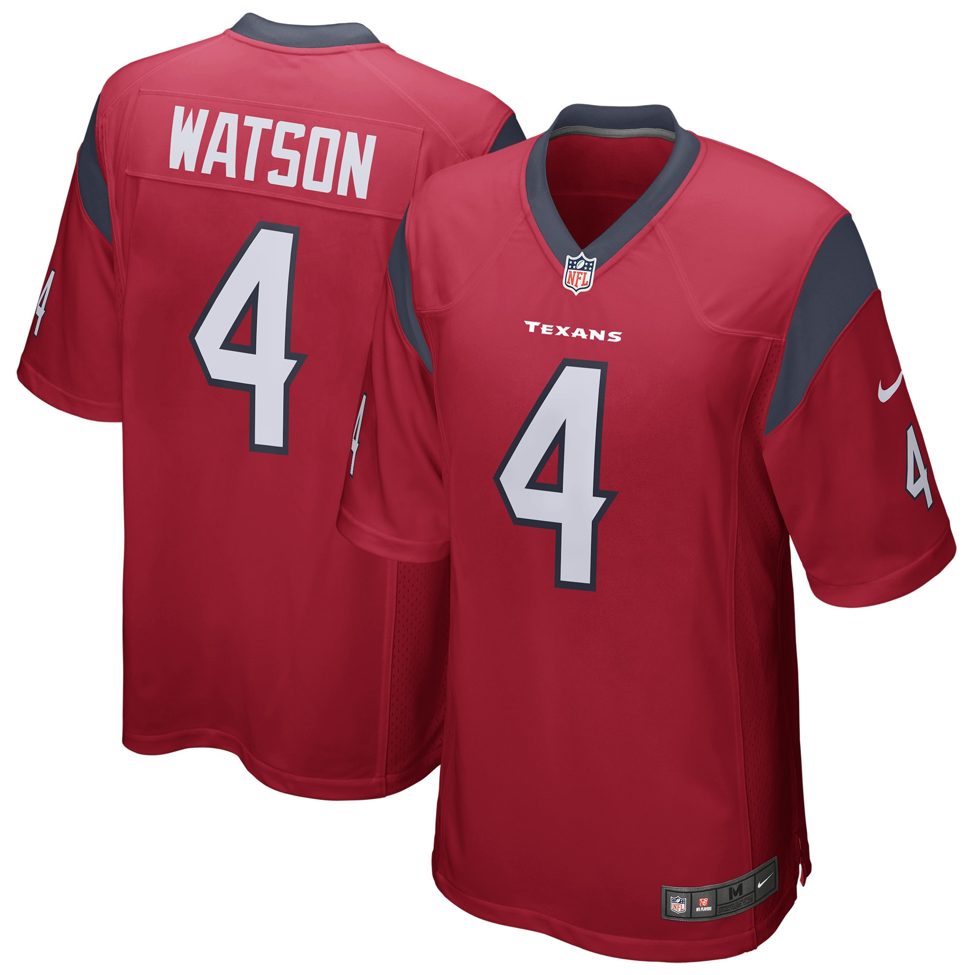 Deshaun Watson Houston Texans Game Jersey - Red Nfl