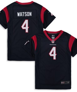 Deshaun Watson Houston Texans Girls Game Jersey - Navy Nfl