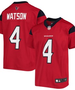 Deshaun Watson Houston Texans Player Game Jersey Red Nfl