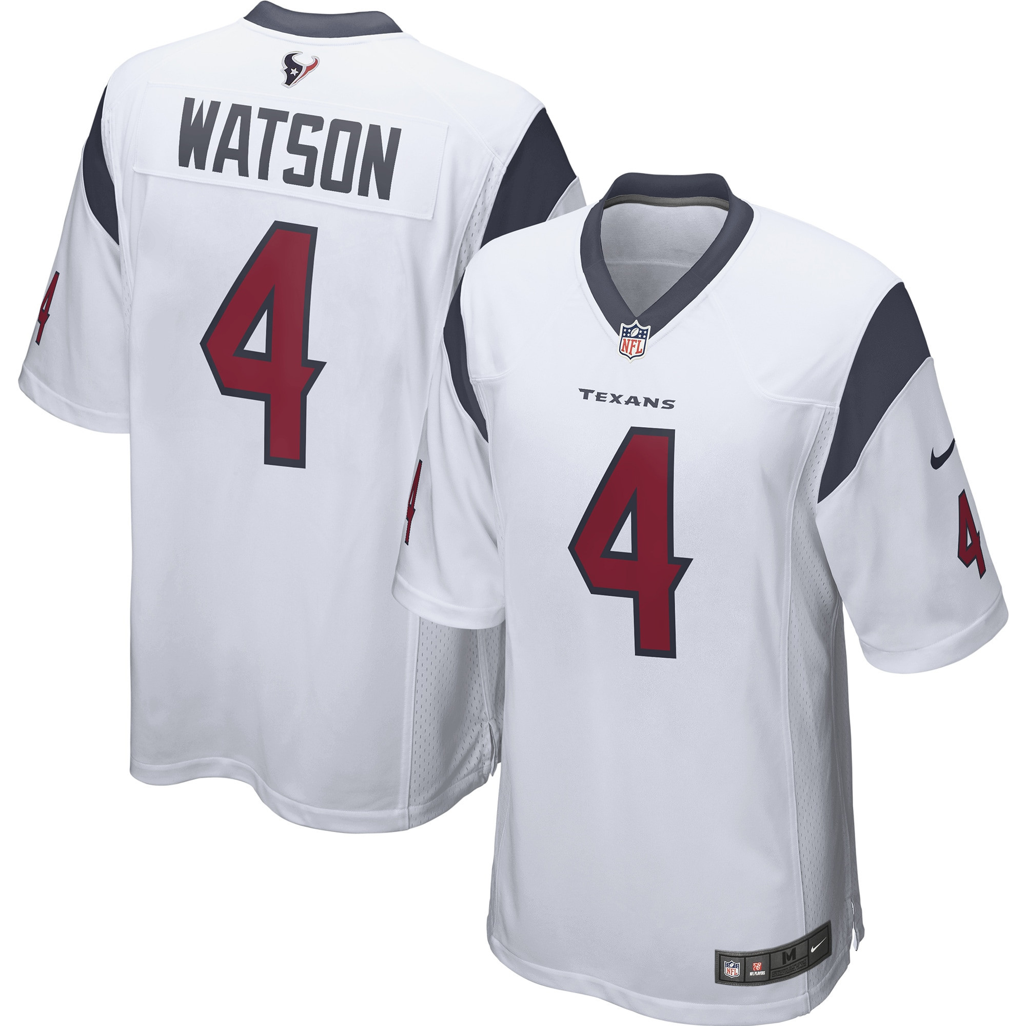 Deshaun Watson Houston Texans Player Game Jersey - White Nfl