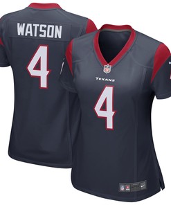 Deshaun Watson Houston Texans Womens Game Player Jersey Navy Nfl