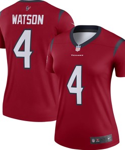 Deshaun Watson Houston Texans Womens Legend Player Jersey Red Nfl