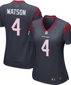Deshaun Watson Houston Texans Womens Player Game Jersey Navy Nfl
