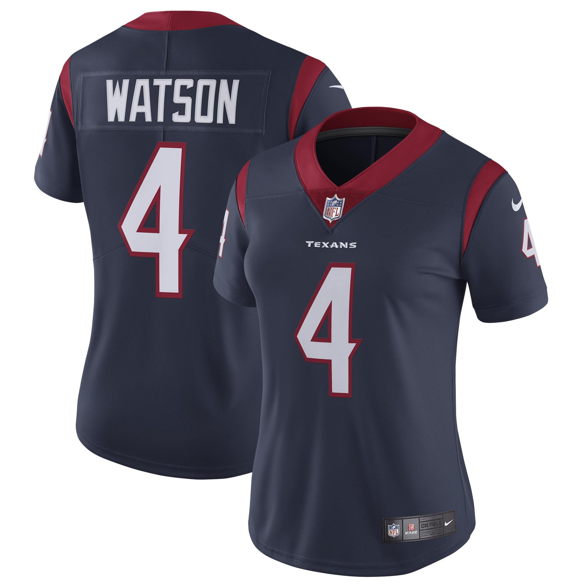 Deshaun Watson Houston Texans Womens Vapor Untouchable Limited Jersey - Navy Nfl
