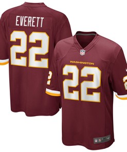 Deshazor Everett Washington Football Team Game Player Jersey - Burgundy Nfl