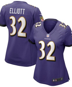 Deshon Elliott Baltimore Ravens Womens Game Jersey - Purple Nfl