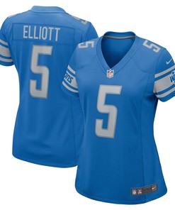 Deshon Elliott Detroit Lions Womens Player Game Jersey - Blue Nfl
