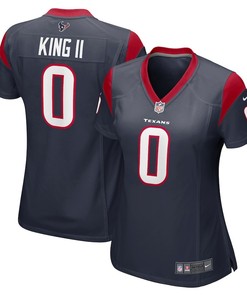 Desmond King II 0 Houston Texans Women's Game Player Jersey - Navy