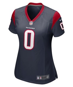 Desmond King II 0 Houston Texans Women's Game Player Jersey - Navy