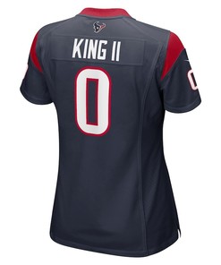 Desmond King II 0 Houston Texans Women's Game Player Jersey - Navy