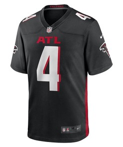 Desmond Ridder 4 Atlanta Falcons Game Jersey - Men Black